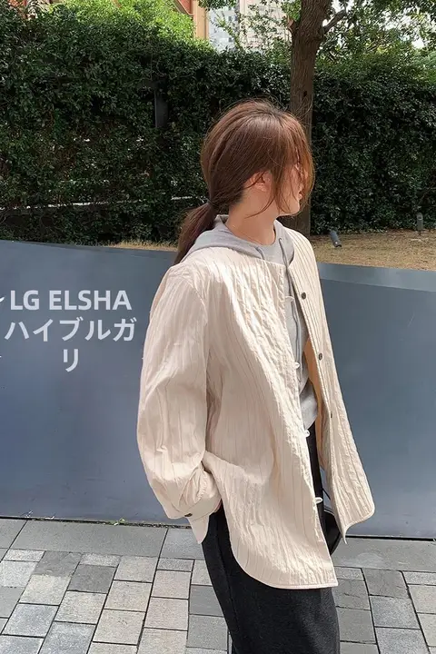 女性向け大きいサイズ冬用軽量コットンジャケット【カジュアルデザイン・オールシーズン対応】