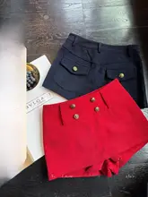 コーディネートしやすいコーデュロイ風スカートパンツ【ハイウエスト・秀逸な仕立て】（セットアップ対応）
