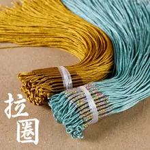 手作り編みカラビナリング半完成品チョーカー用パーツ【DIYアクセサリー】