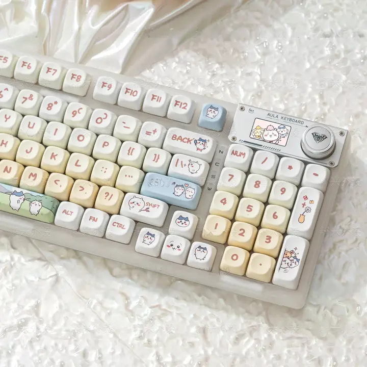 透明カスタマイズメカニカルキーボード ユーザー/使用シーン: 3モードワイヤレスBluetooth スクリーン付きノブ 静音