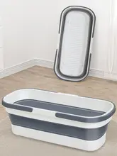 折りたたみモップバケツ【家用・洗車用・プラスチック製】