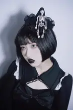 奇妙なキャンディ装飾品セットオリジナル手作り魔女帽子ヘアピン