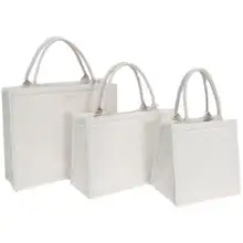 空白のキャンバスバッグ DIY 手描きフローティングペイント エコバッグ