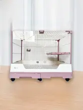 うさぎケージ 家庭用 大型 アクリル 自動掃除 防尿