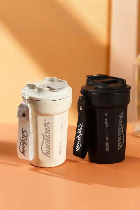 高級感あふれるステンレス製保温マグカップ【直飲み・携帯便利・保温保冷機能】