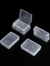 透明PPプラスチックボックス【電子部品収納・ふた付き・小物整理用】