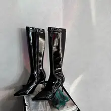 エレガントなデザイン！エンジニアブーツ【尖ったトゥ・高筒・レディース】
