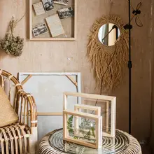 写真立て 天然木 植物標本 立体 DIY 卓上 シンプル インテリア