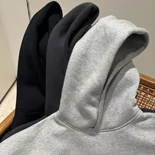 ボクシーデザインのトラックスーツ【厚手・フード付き・カジュアル・春秋用】（セットアップ対応）