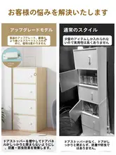 木製のタンス【リビング、寝室用・引き出し付き・壁に寄せて設置】