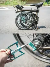 軽量アルミ合金製 自転車  用クイックリリースペダル【桜色・二軸ベアリング】