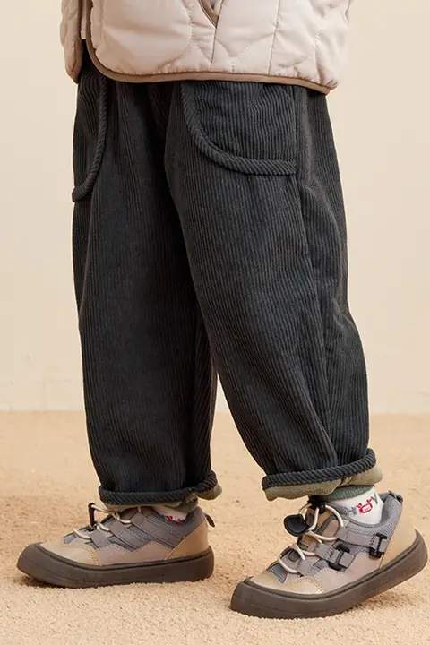 男の子用冬用あったかパンツ【コットン・コーデュロイ・秋冬用】