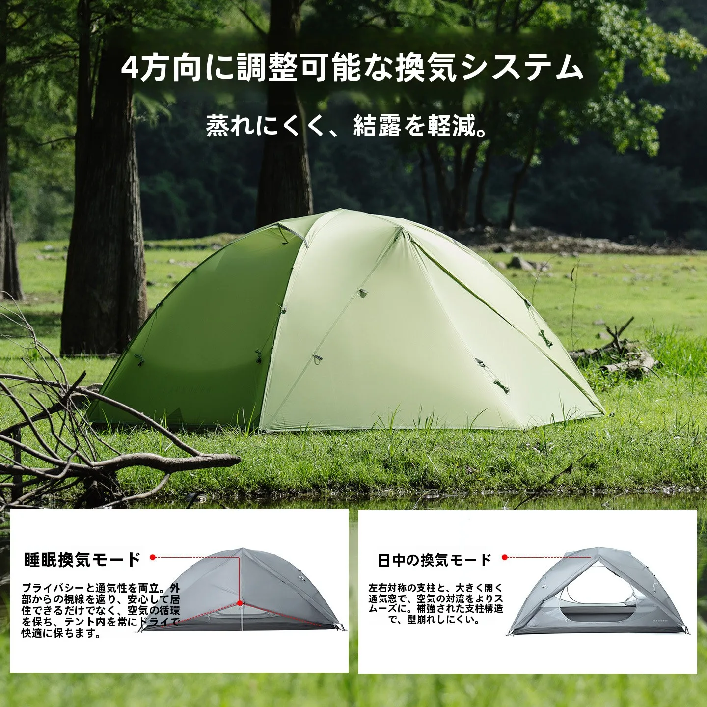 安いテントで過ごす三季のキャンプは、本当に可能なのか？