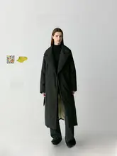 シルクウール混紡ダウンジャケット【冬用・プレーン織り・女性用】