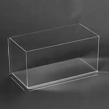 透明アクリル製の大きな収納バスケット【長方形・キッチン用・化粧品整理】