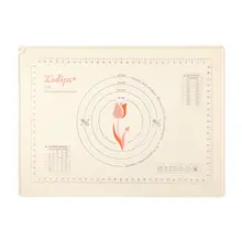 食品グレードのシリコーン製 厚手の打ち粉マットと麺棒のセット【家庭用・キッチン・お菓子作り・餃子】（セットアップ対応）