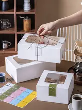46穴あけ不要四分割スイーツボックス【アフタヌーンティー・ケーキとシュークリーム用】