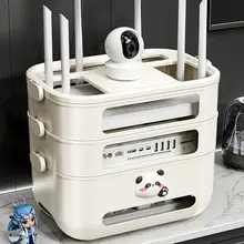 Wi-Fiルーター収納ボックス【穴あけ不要・テレビボックス用・整理整頓】