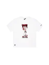 VISION メンズ ストリートスタイル スケートボードプリント Tシャツ【夏用・ゆったりフィット・短袖】