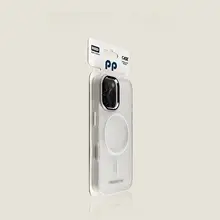 iPhone用ケース【薄型・磁気吸着・透明フレーム・高級感】