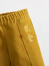 個性的な刺繍入りロングパンツ【ファッションドール用・混合スタイル対応】（セットアップ対応）