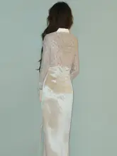 春夏用ピンク中華風チーパオ【高級感・若者向け・領証婚姻対応】（セットアップ対応）
