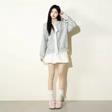 春季に最適な厚底バルカナイズドシューズ【ピンク・星柄・スリッポン】（セットアップ対応）