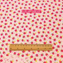 可愛い草莓デザインのワンピースシャツ【DIY用・パッチワーク】
