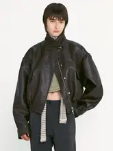 極上の柔らかさレザーライダージャケット【秋冬・ルーズフィット・クラシックデザイン】