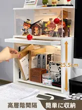 デスク周りをすっきり整頓！おしゃれな収納ラック【防塵・デコレーション用】