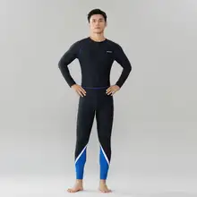 UPF50+メンズ長袖ボディスーツ水着【全身・大きいサイズ・潜水服・サーフィン用】