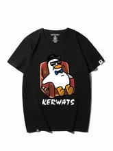 ユニセックス 小 ducks プリント 半袖 Tシャツ【大きいサイズ・コットンライク・学生向け】