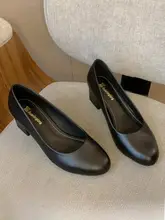 幅広足対応のハイヒール【職場向け・快適な太ヒール・ビジネスシューズ】