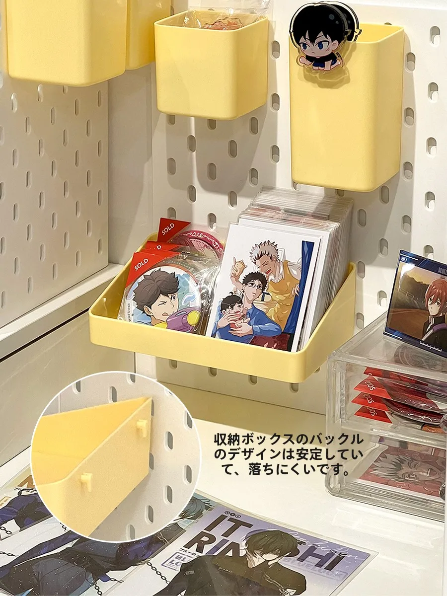 穴あき収納板：デスク用・コレクションフィギュア用の収納ラックの使い方と性能