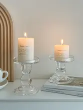 ローマ柱デザインのキャンドルスタンド【レトロスタイル・ロマンティック・テーブル装飾用】