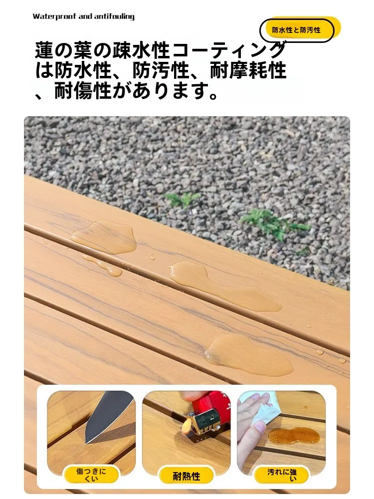 キャンプ道具を節約調達｜実際に使ってみた結果 - 折りたたみテーブルセットの実証データ