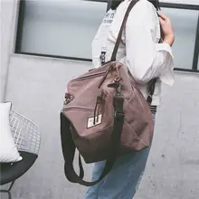 キャンバスバックパック【シンプルデザイン・リュック・通学用・カジュアル】