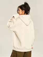 パーカー【刺繍デザイン・フード付き・秋冬用・男女兼用】