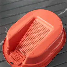 家庭用洗面器＆洗濯用たわし【深型・厚手・一体型】