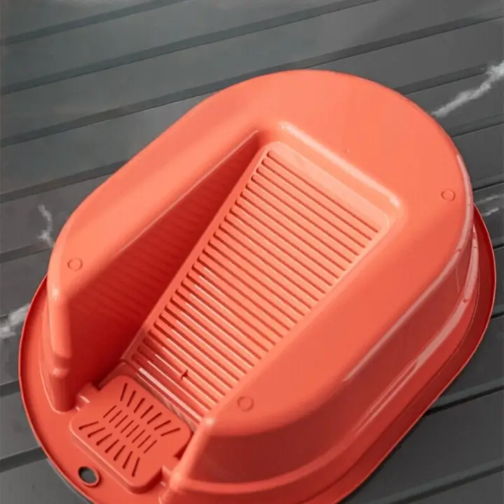 家庭用洗面器＆洗濯用たわし【深型・厚手・一体型】