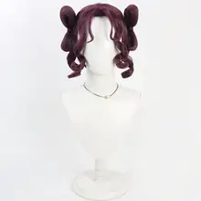 紫色のコスプレウィッグ【分体リボンデザイン】