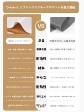 高級感ある防水テーブルマット【フランス風・油や熱に強い・お手入れ不要】