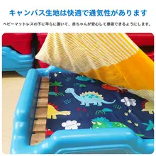 子供用 掛け布団収納バッグ【キャンバス製・持ち手付き・お昼寝枕収納可】