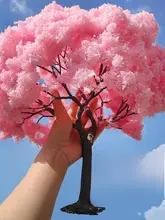 リアルな鉄線さくらのミニチュアモデル【ベース付き・DIY景観用手作りギフト】