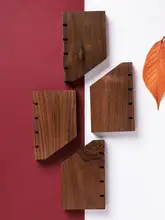 シンプルなウォールナットのリングディスプレイ【創造的な撮影小物・ジュエリーディスプレイ】