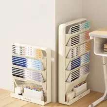 移動可能なデスクサイド本棚【学生用・収納カート・教室用】