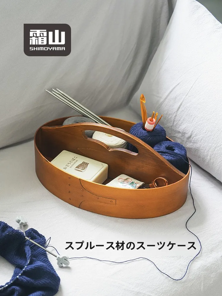 スプルースウッド製手提げ収納ボックス：ハンドメイド副業で販売しやすいヴィンテージデザインの実用性解析