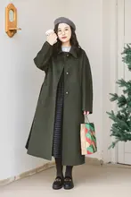極上の柔らかさのダブルフェイスコート【翻領デザイン・冬用】