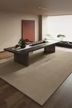新中式デザインのリビング用ラグ【免打理・広範囲対応・茶室用】