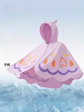 UPF50+ 薄手の女児用日焼け防止カーディガン【夏用・軽量・フード付き】
